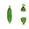 Decorative Fruits Figurines Chirstmas Decor Multicolor Creative Collectible Display Props Crystal