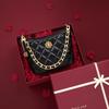 Bucket Bag Women's New Autumn and Winter High-end Underarm Shoulder Bag Diamond Chain Messenger Bag Luggage