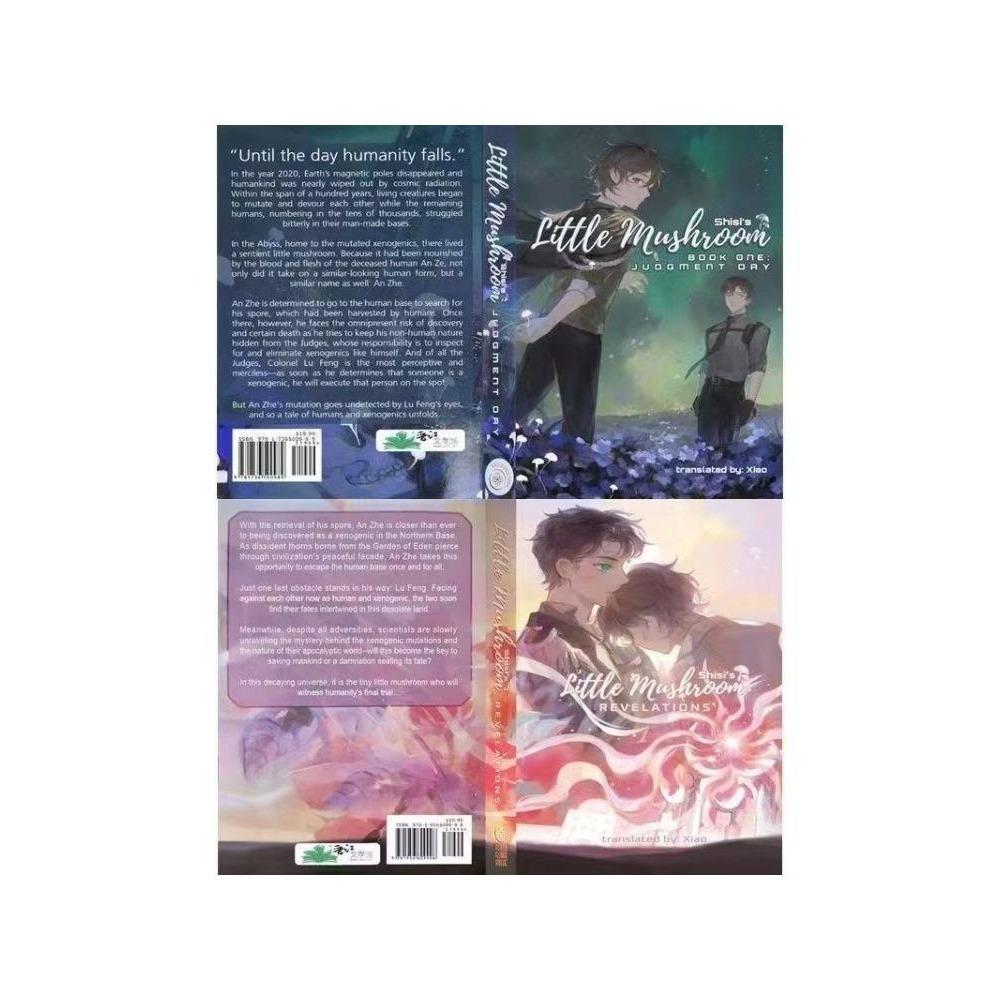 2 Bücher Kleiner Pilz Band 1+2 Englischer Roman Taschenbuch