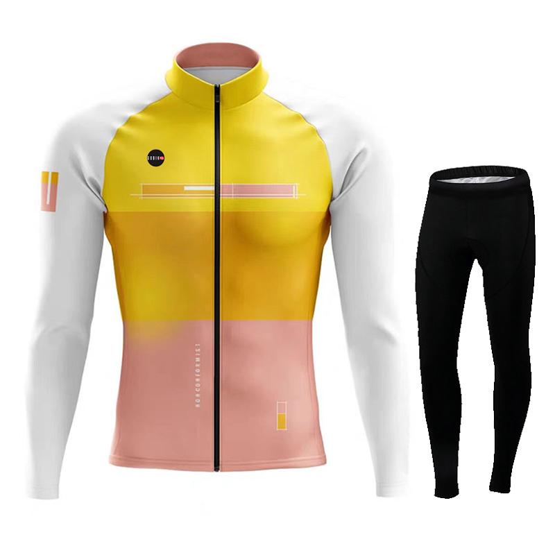 G2026 Sommer Atmungsaktiver Radanzug Obikful Team Frühling Lang Atmungsaktiv Langarm Frühling Neu Herren MTB Fahrradbekleidung Anzüge Roupa Ciclismo