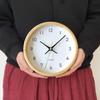 KATOMOKU Muku Clock 13 Hinoki Wall Clock Continuous Second Hand km-130HIRC 220mm (Radio Clock)