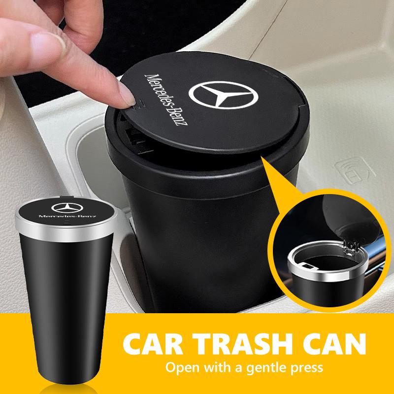 AABIC1 For Benz Car Trash Bin Storage Bag Waterproof Garbage Box Waste Bag Organizer Accessories AMG VIANO GLB GLC GLE GLK W108 W124