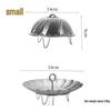 ZISIZ 304 Stainless Steel Foldable Steaming Rack