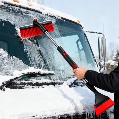 Ice Scrapers For Car Windshield Detachable Heavy Duty Retractable Automotive Window Cleaning Shovel For Vehicle Truck SUV Window