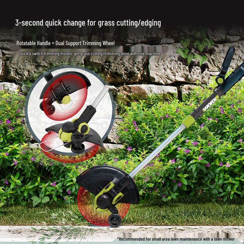WORX 20V Cordless Lawn Mower WD163 CN Plug (adapter Included)