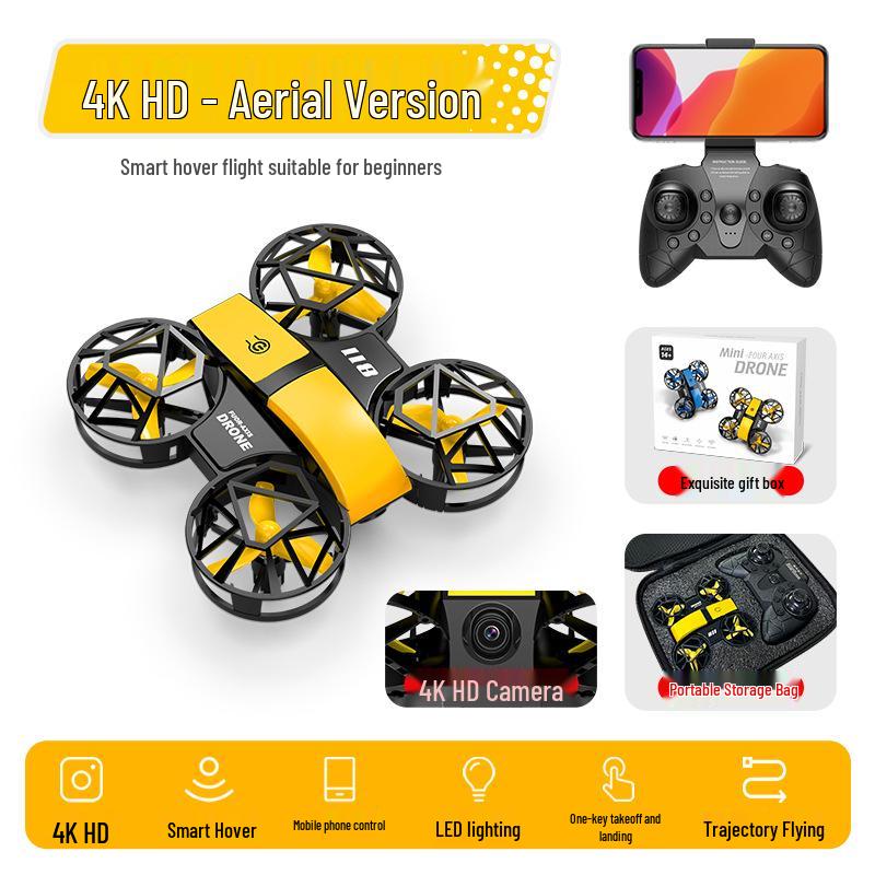 Mini Drone: Entry-Level HD Aerial Photography Remote Control Toy for Kids