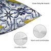 Lemon and Blue Pattern Pillow Cover  Comfy Cushion Cover Fashion Pillow Case For Living Room Bed Chair