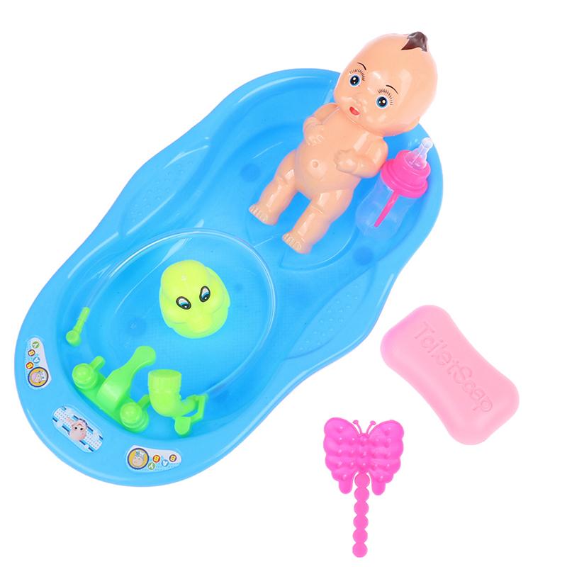 Buy Baby Bath Toys Bath Doll Yellow Duck Set Water Toys Baby Swimming Basin Toys at affordable