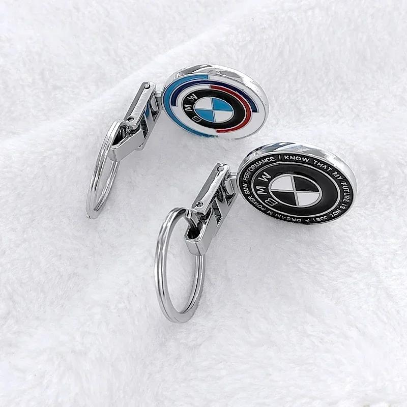 BAAS1 For BMW Auto Embleem Sleutelhanger H Gesp Dubbelzijdige Sleutelhanger Voor Bmw G30 G32 G01 G02 G05 G06 G07 G26 G23 G22 F40 F20