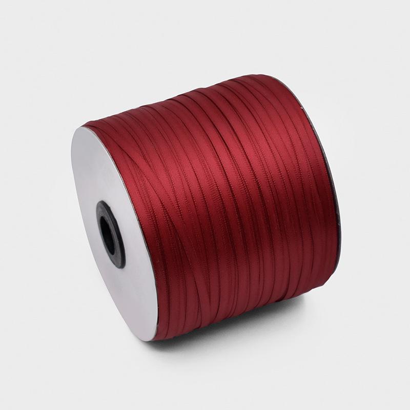 0.3cm Encrypted Polyester Satin Ribbon for Clothing and DIY Accessories