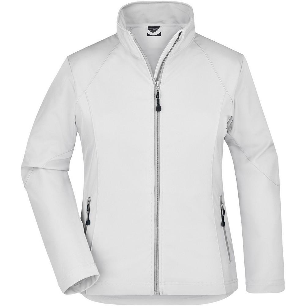 James and Nicholson Womens/Ladies Plain Stretch Soft Shell Jacket