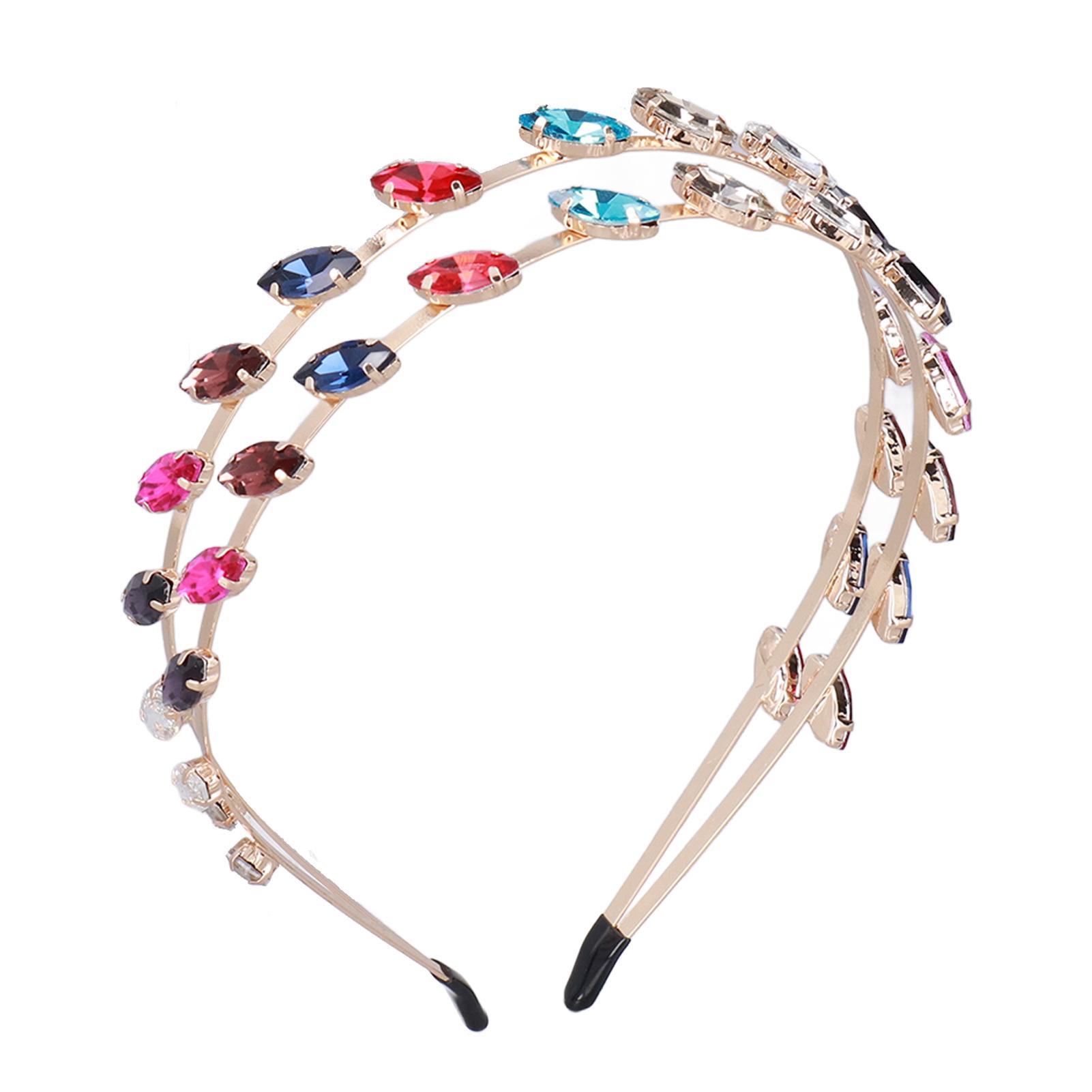 Headband Exquisite Double Layer Pressure Hair Bangs Headband Rhinestone Headband Hair Accessories