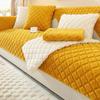 Winter Thick Dustproof Plush Sofa Mat Warm Fabric Plush Milk Plush Cushion Simple Modern Anti Slip Sofa Cover