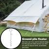 Dog Tie Out Stake Heavy Duty Stainless Steel Shape Tent Pegs Rustproof Lightweight Tent Spikes For Secure Camping Canopies