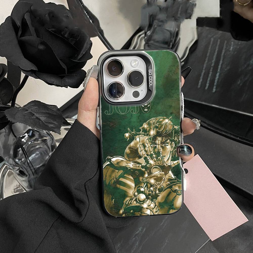 N-JoJo's Bizarre Adventure Phone Case For iPhone 17,16,15,14,13,12,Pro MAX White Matte Shockproof Cover
