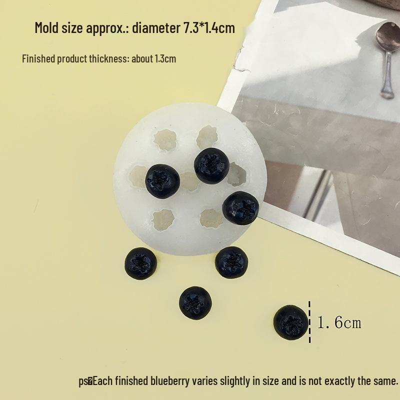 Blueberry Fondant Silicone Mold – Food Grade Cake Baking Tool