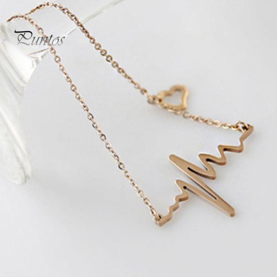 Chocker Necklace Exquisite Clasp Closure Women Alloy Cute Heart Jump Pendant Chain for Wedding