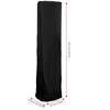 210D Oxford Cloth Heater Cover Dust Proof Cover Black Outdoor Heater Cover  Standup Heater