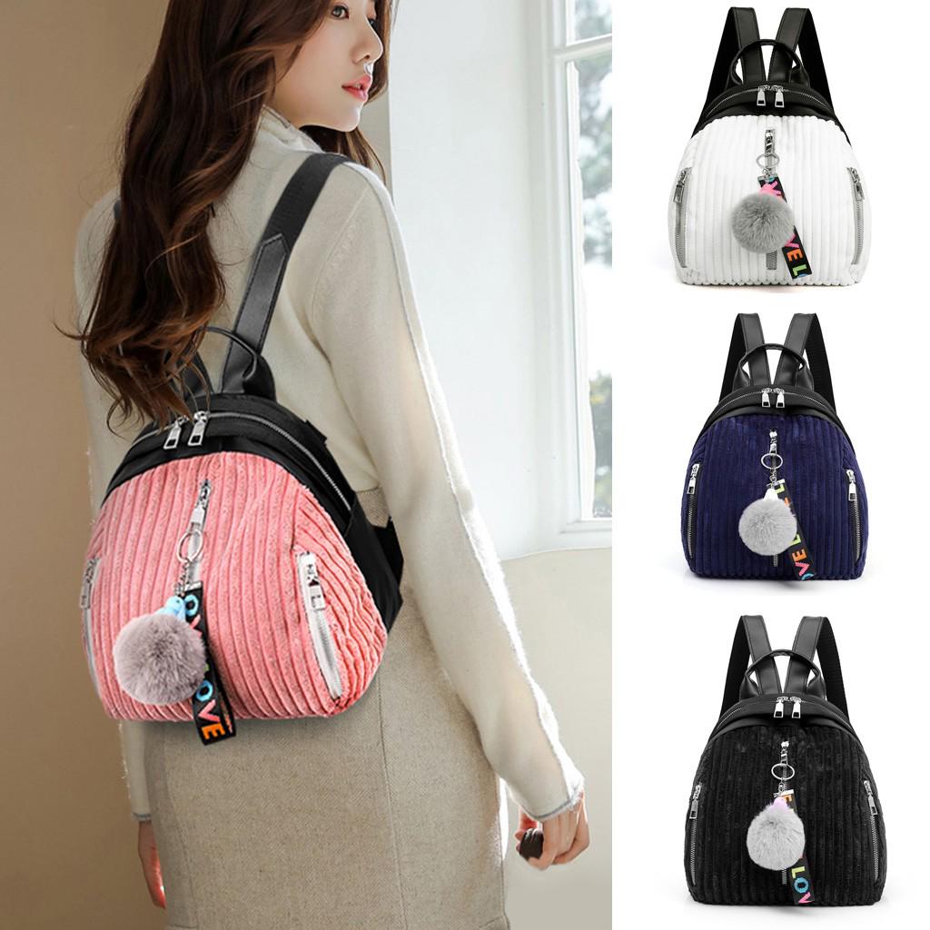 large corduroy backpack