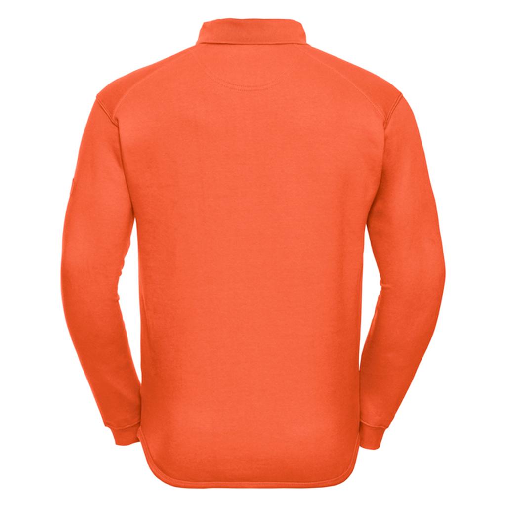 Russell Collection Mens Heavy Duty Collared Work Sweatshirt