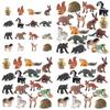 Forest Animal Pvc Miniature Models For Cake Decor And Nature Scene Figurines