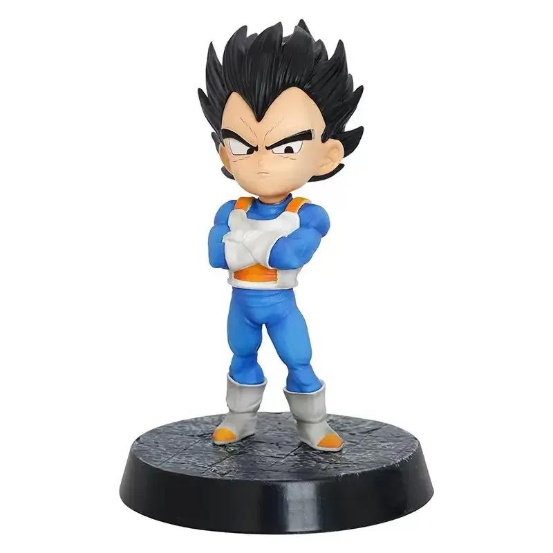18cm Gk Model Anime Dragon Ball Shf Daima Chibi Vegeta Super Saiyan Soldier Figure Pvc Collectible Statue Figurine Boys Toy Gift Round Sensory