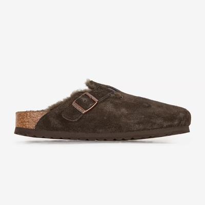 Boston VL Shearling Mules Brown