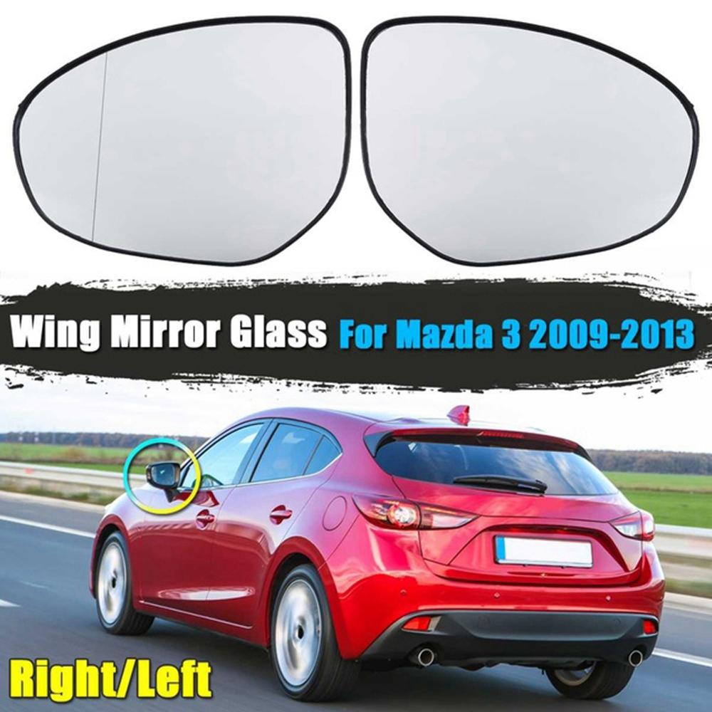 Versatile Car Door Wing Rearview Mirror Left Right Side Mirror Glass With Base For Mazda 3 2009-2013 GV7D691G7F GV7D691G1F