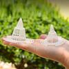 20Pcs Flower Pot Bottom Mesh Gasket Fixed Wing Design Strong Toughness Improving Drainage Flower Mesh Gasket Garden Supplies