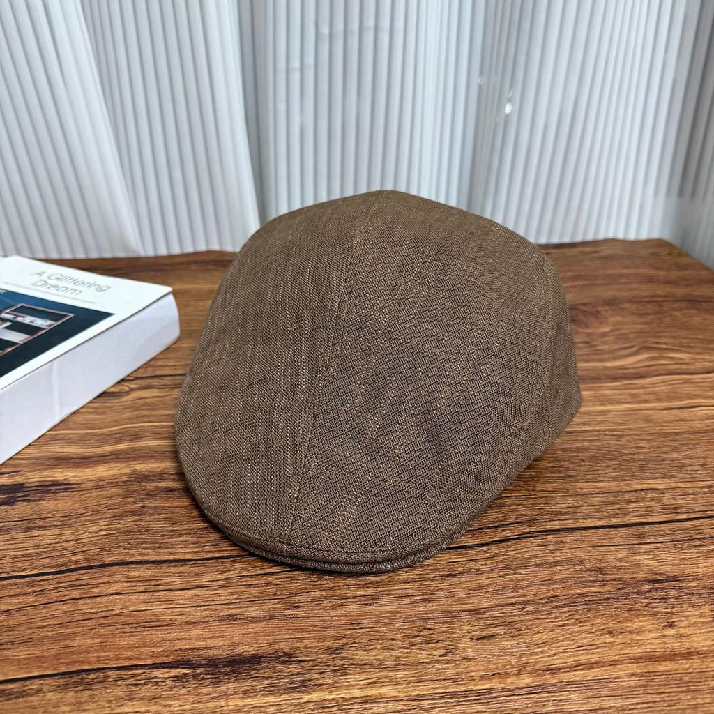 Summer simple breathable forward hat children ins retro versatile fashion literary reverse beret