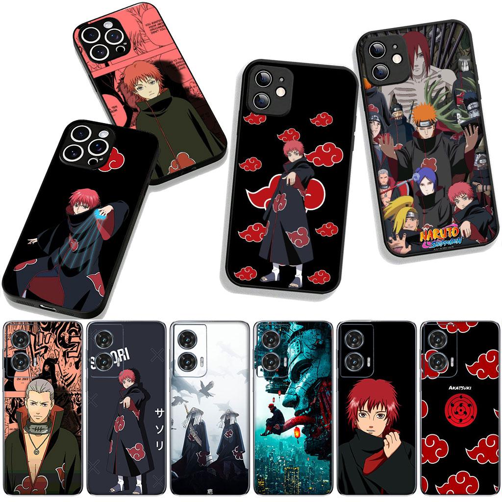 Cover for Samsung Galaxy A36 A17 A26 A07 A35 A54 A53 A13 A33 A34 S8 S9 S20 S21 FE S10 Plus Case Comics Sasori Akatsuki Narutos