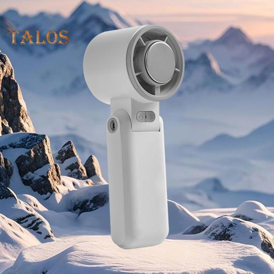Portable Handheld Turbo Fan Brushless Motor High-Speed Strong Airflow Low Noise Personal Rechargeable Cooling Fan