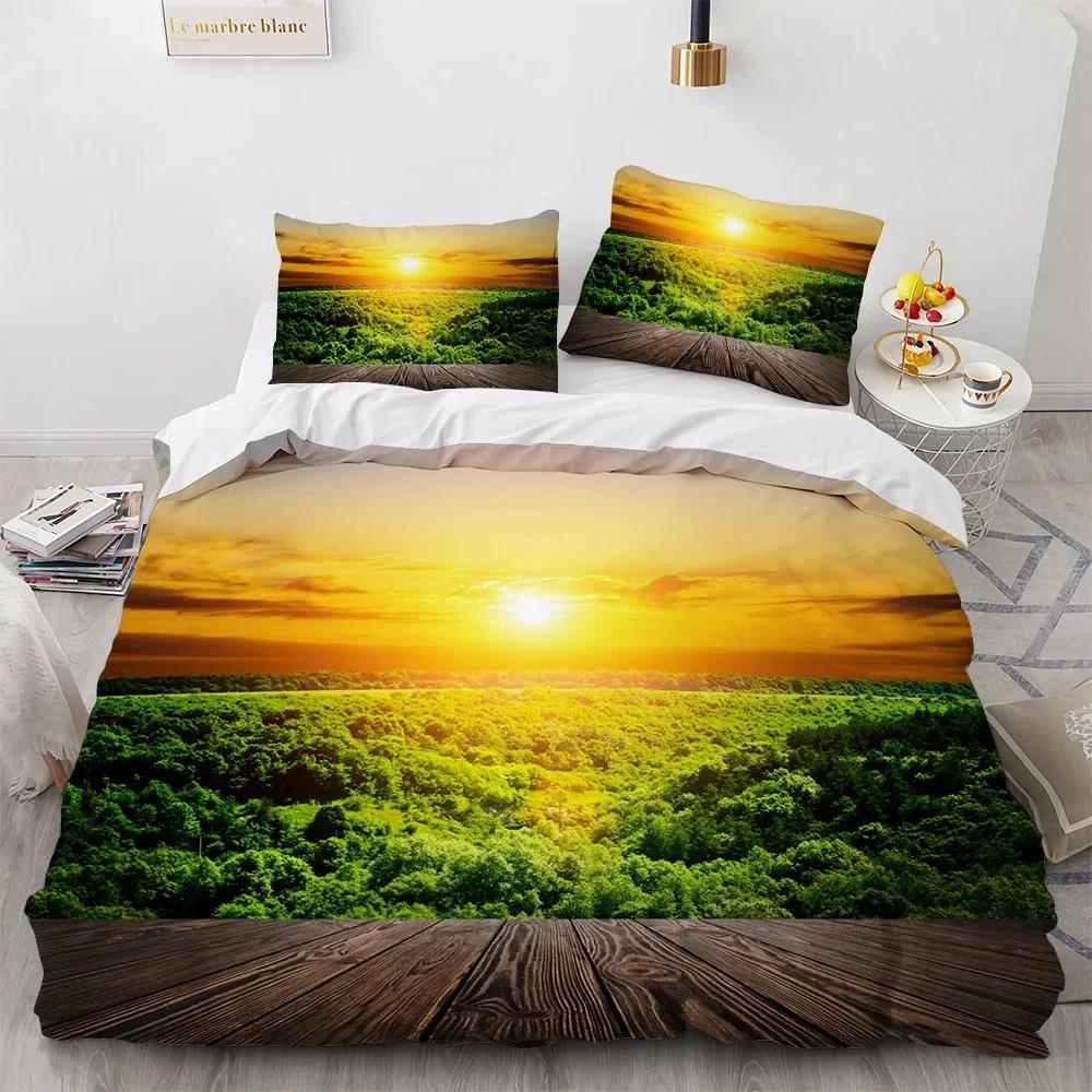 Comforter Cloud Sky Queen Size Set Blue Skyswhite Cloudsrainbow Bedding Soft Microfiber Comforter Bedding Sets