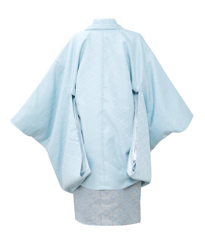 5 Year Old Boy Kimono Set Haori Hakama Full Set 753 Dull 5 Year Old [KYOETSU] Shichi-Go-San ((01) Green, Size)