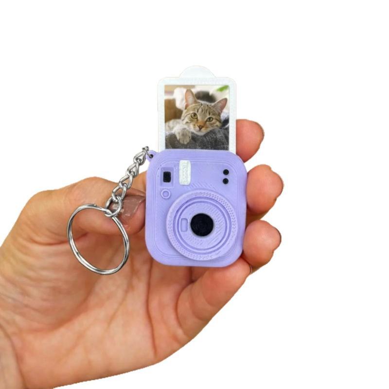 Custom Photo Mini Instax Camera Keychain Personalized Cute Design Lightweight Pendant for Party Souvenir
