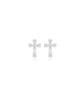 Nimbus Shine Cross Stud Earrings (Medium)