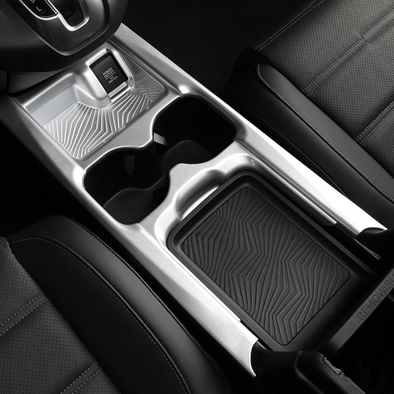 Central Control Interior Water Cup Holder Decorative Frame Panel Modified Accessories Car Supplies For Honda CRV 2017-
