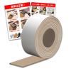 WFNRIN 7 Colors/3 Sizes Felt Floor Scratch Prevention Tape, Thick, Strong Adhesive, Protects Chair Legs, Chairs, Desks, Sofas, and Table Legs, Prevent