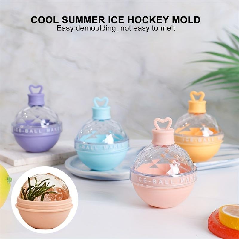 Food Grade Silicone Ice Cube Mold for Whiskey and Cold Drinks - Sphere Ice Ball Maker for Summer Refreshment - Kitchen Tool