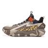 Li Ning Kids Basketball Series Versatile Non-Slip Wear-Resistant Rebound Mid-Top Kids Basketball Shoes Kids Sneakers Dusty-Gray YKBU082-3