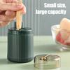 Automatic Popping Toothpick Dispenser Push Button Toothpick Holder Portable Home Office Restaurant Desktop Toothpick Organizer Container