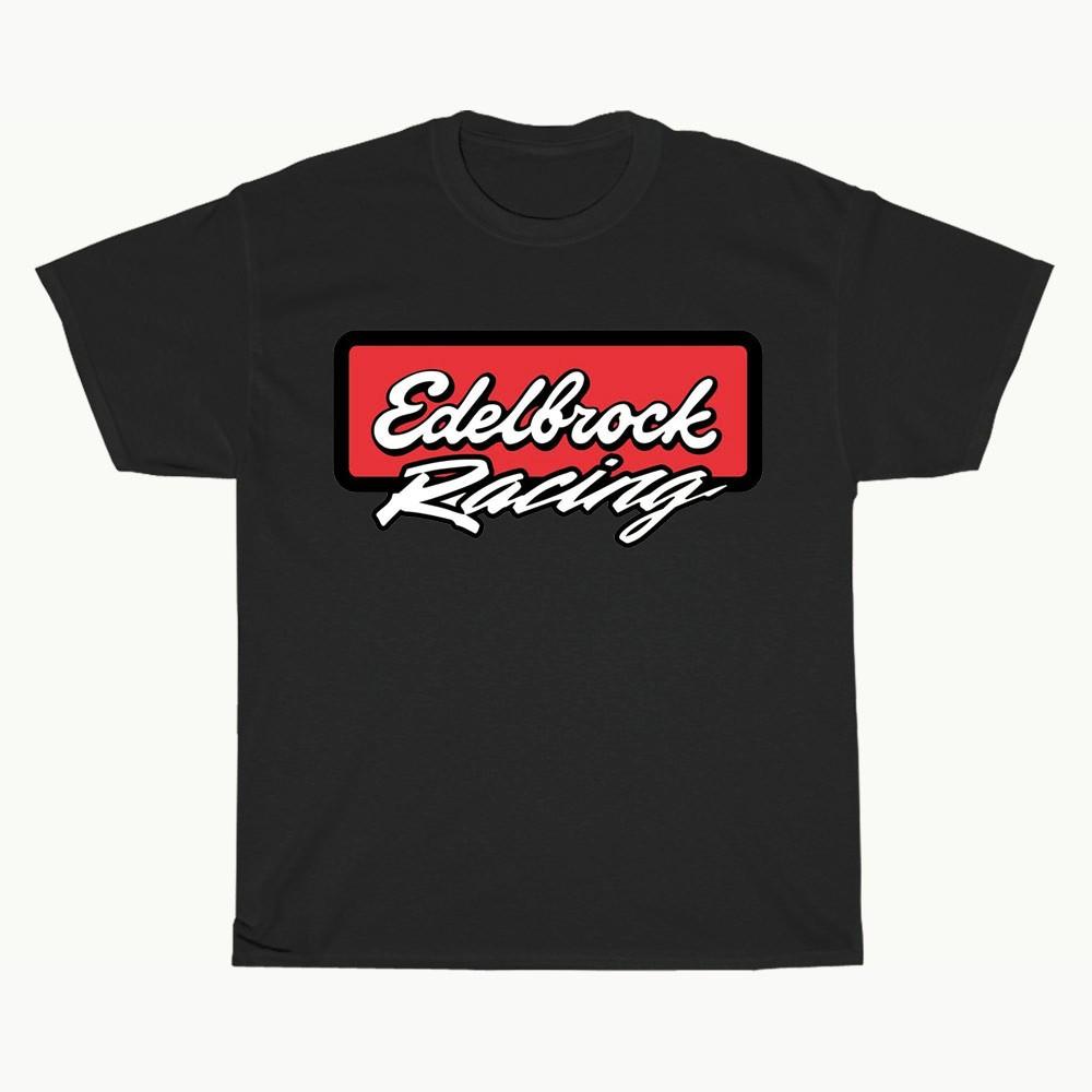 Nuova T-Shirt Unisex con Logo Racing Edelbrock Divertente Taglie dalla S alla 5XL