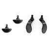 4Pcs Controller Back Finish Easy Installation Paddle Matte Interchangeable Controller Replace Accessories Handle