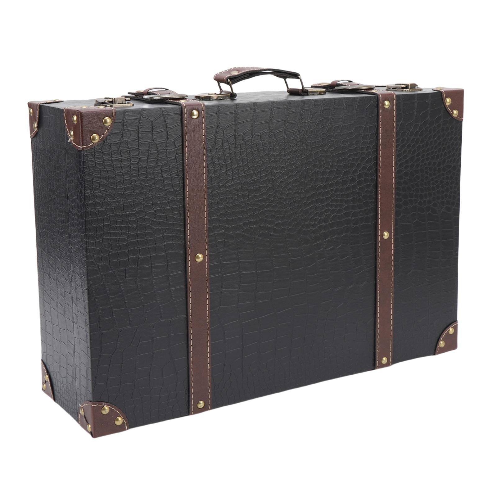 Vintage Suitcase Box Travel Style Decorative