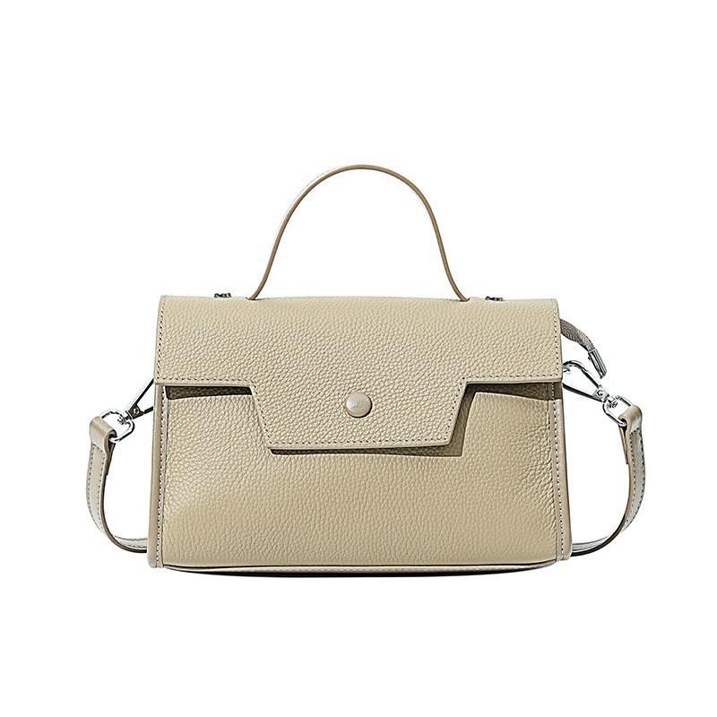 Mini Pillow Bag: Trendy Autumn & Winter Women's Genuine Leather Messenger In Japanese & Korean Style