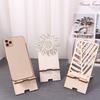 with Charging Port Desktop Phone Holder Wood Cellphone Standing Home Decor Stand Bracket  Home
