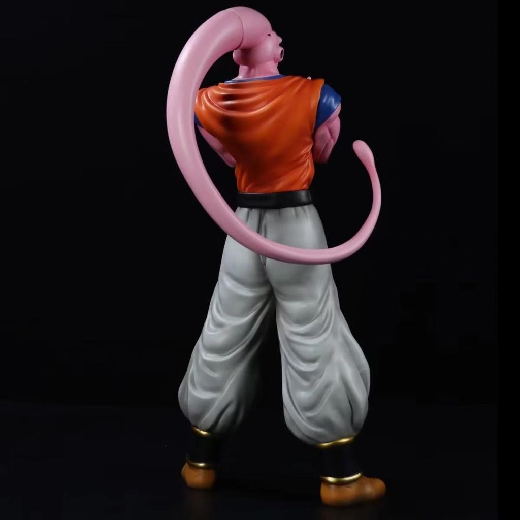 35CM Anime Dragon Ball Z Gohan Majin Buu Saiyan Battle Action Figure Scene PVC Statue Collection Model Children Toys Gifts