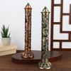 Retro vertikální kadidlo, Buddha, srdce, sútra, drak, fénix, sloup, kovová vonná tyčinka, domácí kancelář, obřadní dekorace