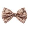 Hairpin Safety Rounded Corner Clip with Burr-Free Metal Spring Bow Shape Shiny Sequin Decoration Hairpin Children Sparkling Hair Accessory