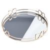 Elegant Gold Mirror Display Tray Portable for Organizing Accessories and Enhancing Home Decoration Aesthetic Use